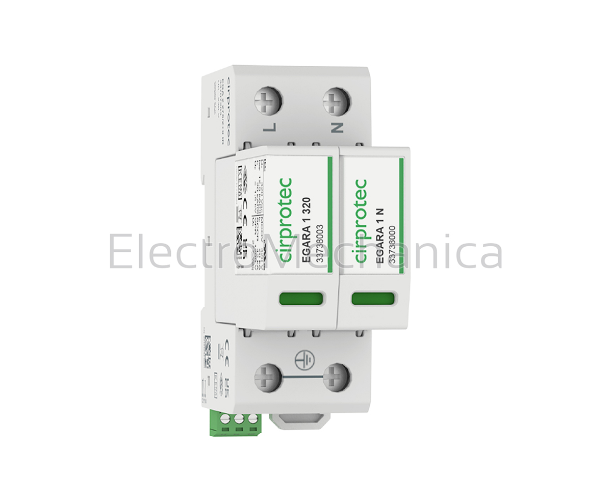 EGA 1 275/1+1 IR TYPE1+2 50kA 2P 1PH+N Spd+IND – Cirprotec