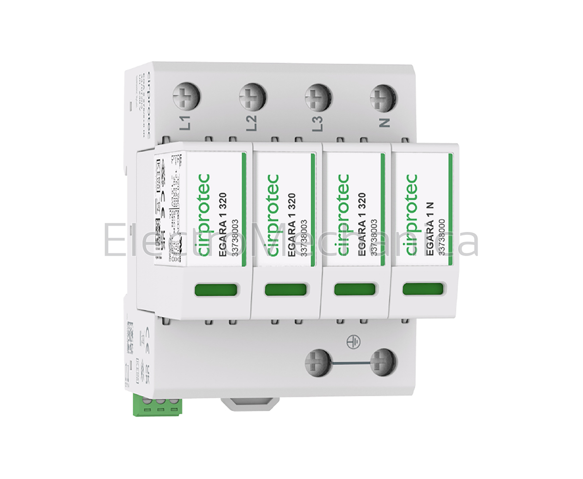 EGA 1 275/3+1 IR TYPE1+2 50kA 4P 3PH+N Spd+IND – Cirprotec