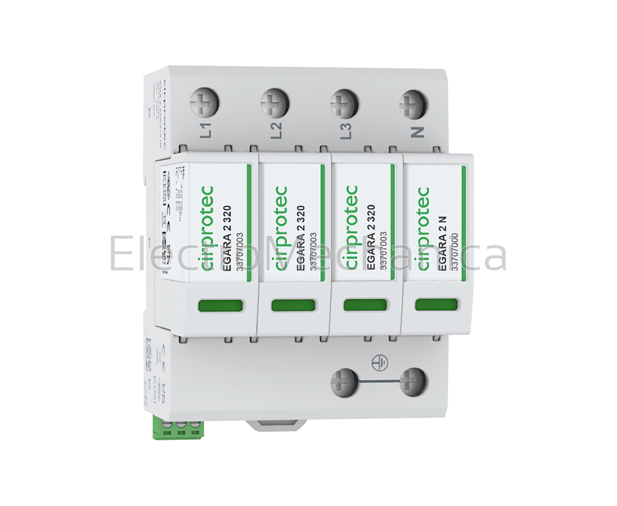EGA 2 275/3+1 IR Type 2 Imax 50kA 4P 3PH+N Spd+IND – Cirprotec