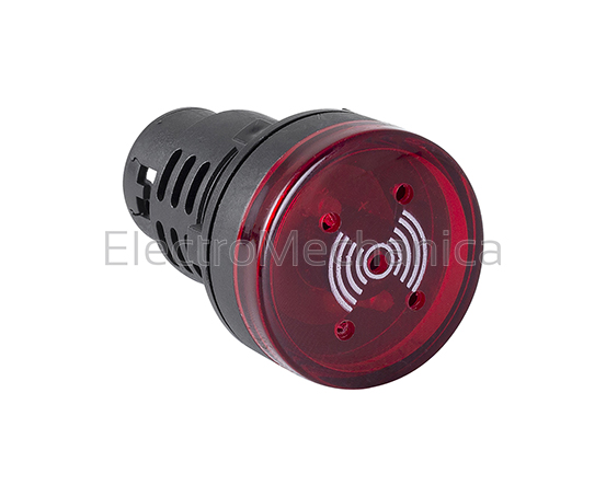 AD30-30MR22 – 30mm RED Led+BUZZER 220VAC/DC | ElectroMechanica