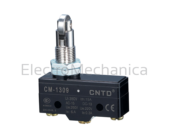 CM1309 Micro SW 15A EXT P/MNT Roller 900 – EM