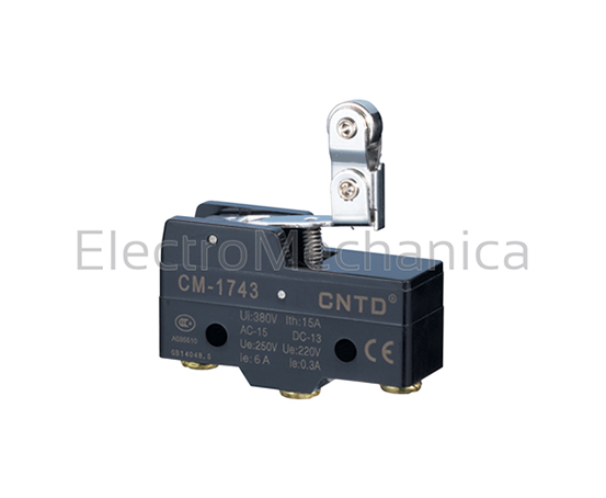 CM1743 Micro SW 15A-COLLAPS Roll Lever – EM