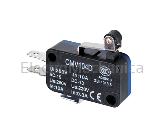 CMV16041C – Micro SW 16A - Short Roller Lever | ElectroMechanica
