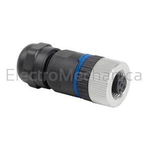 120108-02-022 M12 Connector 8PIN STR Female – EM