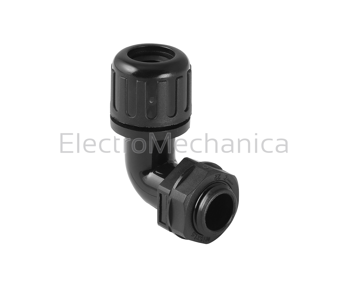 EWCM32-AD34.5 – M32 90DEG Weatherproof CON AD34.5 | ElectroMechanica