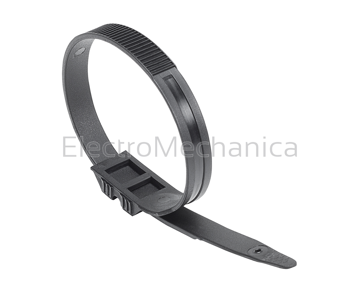 LH-E-HD-360B – 9x360mm BLK DBL Head Lock (100) | ElectroMechanica