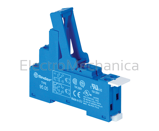 9505SPA 40 SER SUR/RAIL Mount REL Socket – Finder