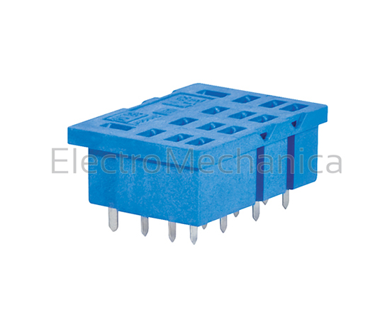 9614SMA – 56 SER 4P PCB MNT Relay Socket | Finder — ElectroMechanica