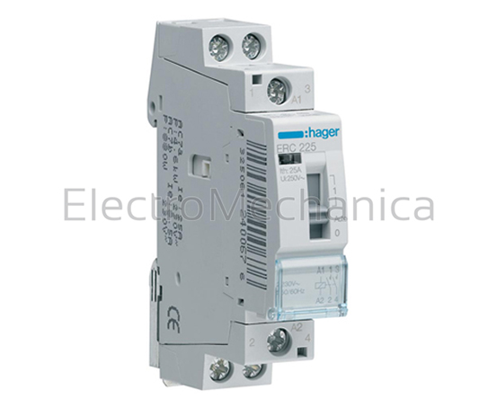 Relay 16A 2NO 230VAC MAN Override