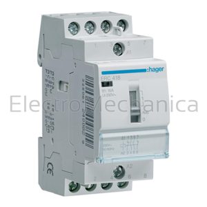 ERC418 Relay 16A 2NO+2NC 230VAC+OVERRIDE – Hager