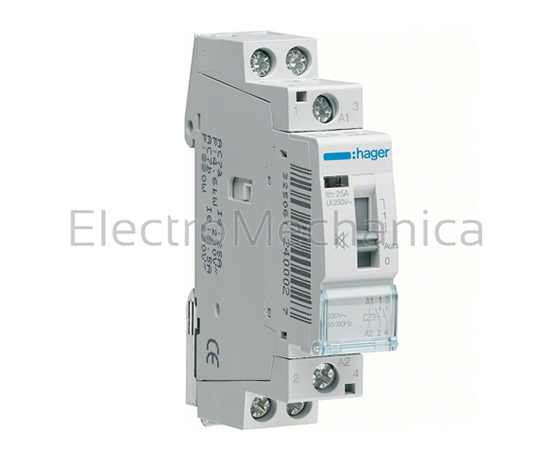 ERD225SDC — ERD225SDC - 25A 2NO 24VDC Cont. MAN Override | Hager