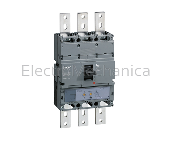HEE970H – 400-1000A 3P 70kA h1000 LSI MCCB | Hager — ElectroMechanica