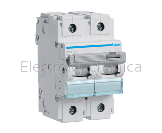 HMC280 80A 2P 15KA C-curve MCB – Hager