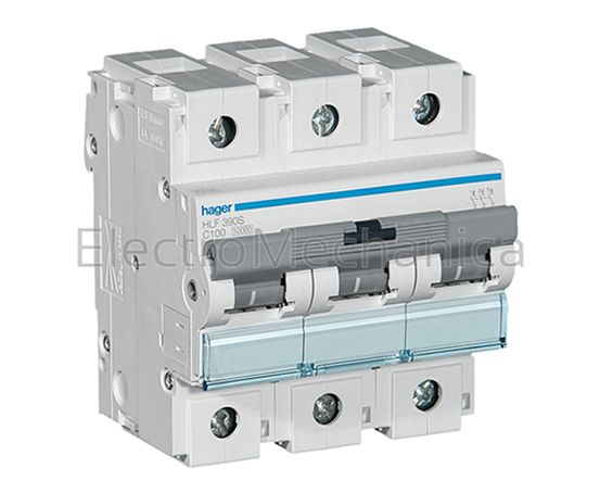 125A 3P 15KA D-curve MCB | Hager | EM