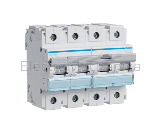 HMD490 100A 4P 15KA D-curve MCB – Hager