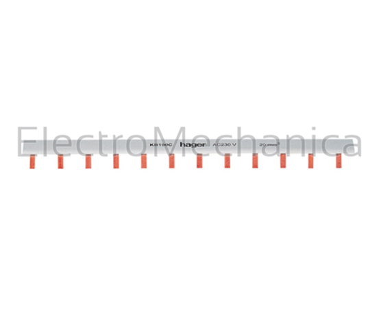 KB190C 1P Insulated Busbar for Mcbs – Hager