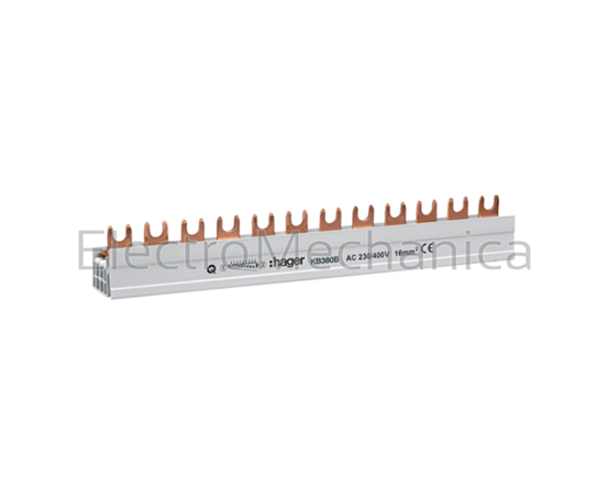 KB380B 3P 80A Insulated Busbar for Mcbs – Hager