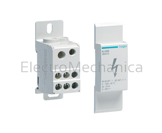 KJ02D 125A 1P Distribution Block – Hager