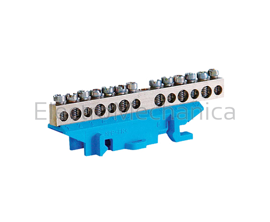 KM13N — KM13N - Rail Mountable BLU Neutral BAR | Hager