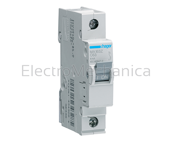 2A 1P 6kA C-curve MCB | Hager | EM
