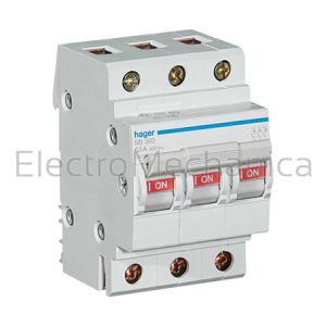 SBN399 125A 3P Main Isolator Switch – Hager