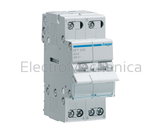 SFT240 40A 2P Changeover Switch – Hager