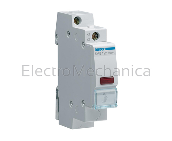SVN122 RED LED Indicating Light 230V – Hager