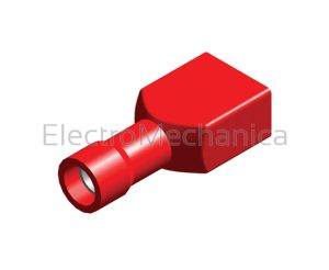 F1-6.4VF Female P/ON RED 6.4mm INS (100) – Jeesoon