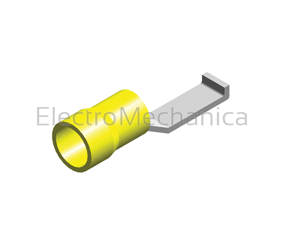 LB5-4.6V – 4-6mm2 YEL Hook Blade 4.6mm (100) | Jeesoon — ElectroMechanica