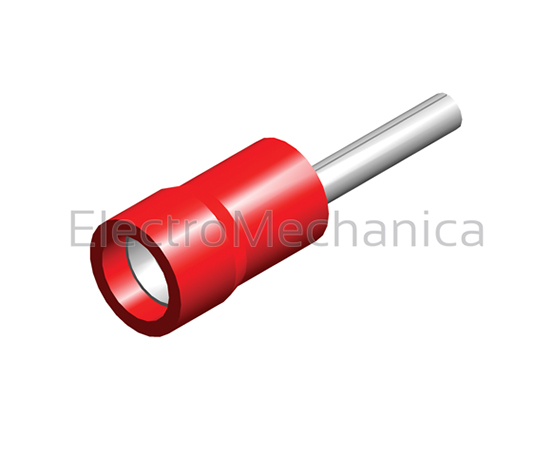 PT1-10V – .5-1.5mm2 PIN LUG RED L10.5mm 100 | Jeesoon — ElectroMechanica