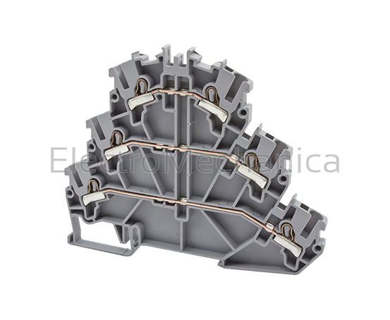307199 2.5mmRAIL MNT Push-in 3 Tier Term – Klemsan
