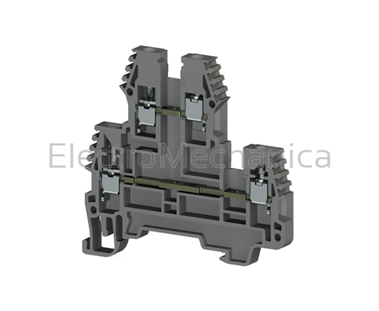319109 4mm Rail MNT 2 Tier Terminal – Klemsan