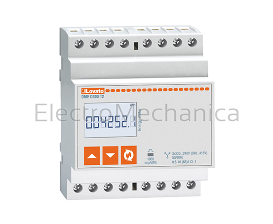 DMED310T2 — DMED310T2 - CT/5A LCD 3PH+N Energy Meter | Lovato Electric
