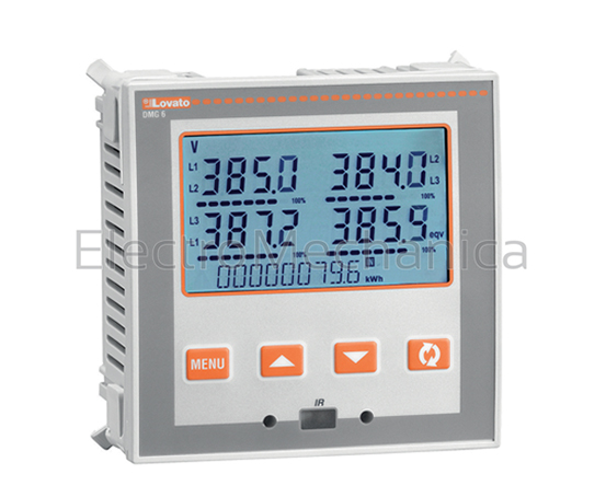 DMG610 — DMG610 - 96mm P/MOUNT Multi-meter + RS485 | Lovato Electric