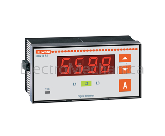DMK11R1 – 3PH …/5A Digital Ammeter Relay | Lovato Electric — ElectroMechanica