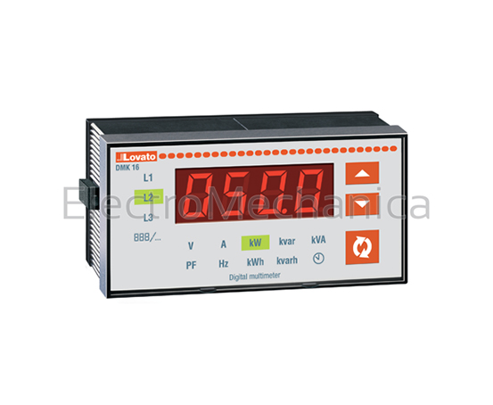 DMK16R1 – Panelmnt 3PH Multi-meter Relay | Lovato Electric — ElectroMechanica