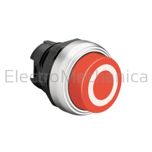 LPC B2104 EXT Head RED MOM "O" P/BUTTON ACT – Lovato Electric