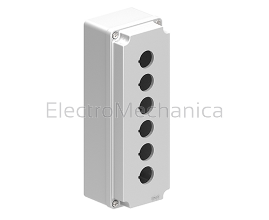 LPZ M6A8 6 Hole Metal Pushbutton Station – Lovato Electric