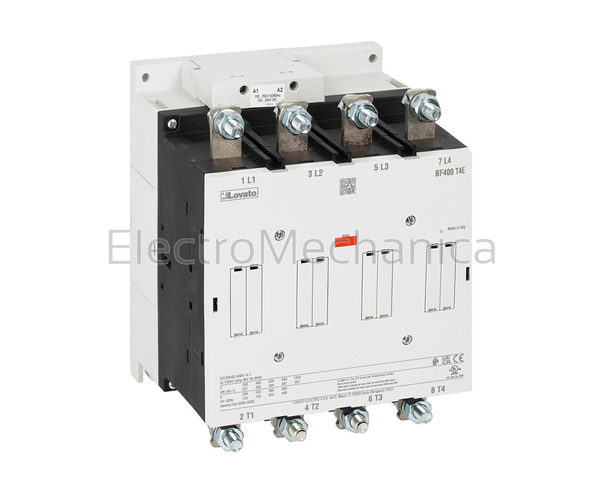 500A 4P Contactor 110VAC/DC | Lovato Electric | EM
