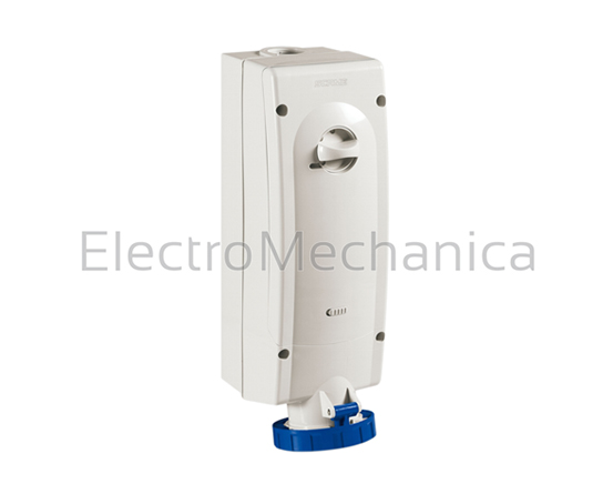 561.6386 – 63A 3P+E IP67 Surf Switch Socket | Scame — ElectroMechanica
