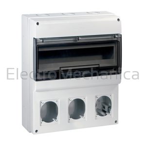 672.5616 16W IP66 Surf DB for 6x16A Socket – Scame