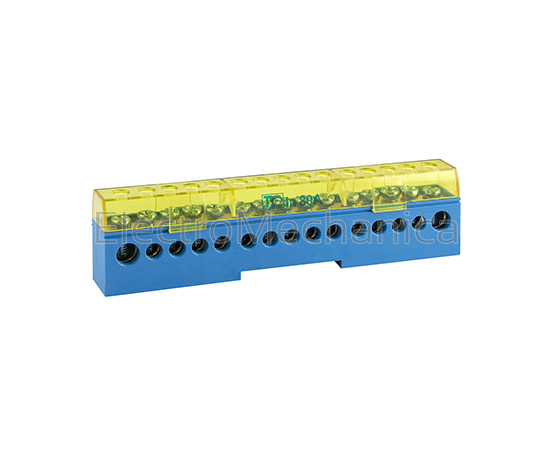 ITB1020 — ITB1020 - 11WAY Rail MNT Term. Block (Blue) | Teknomega