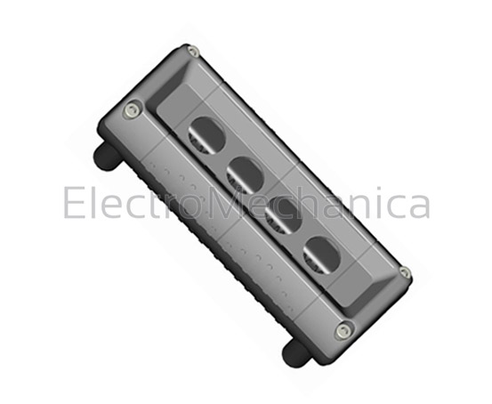 6 Hole Grey Empty Victor Housing