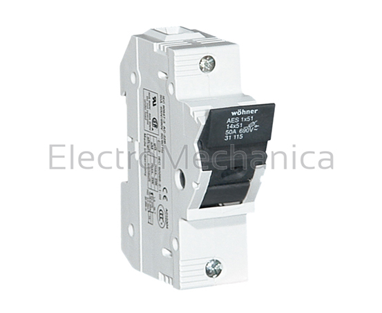 31115 – 14x51 1P Cylindrical Fuse Holder | Wohner — ElectroMechanica